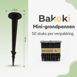 Grondankers 50 x 25 mm - Kunststof - UV-bestendig - Bevestiging voor onkruiddoek en tuindoek - ShopVlot — thumbnail 3
