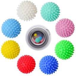 Drogerballen voor wasdroger - 8 stuks wasbal - donsjacks - sneller drogen - m-winkel — thumbnail 1