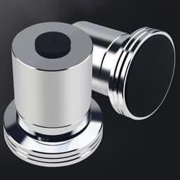 Schokabsorberende Voetkussens - Verstelbare Pootjes - Apparatuur Stabiliseren - Trillingsdempend Ontwerp - 4 Stuks - Zilver — thumbnail 2