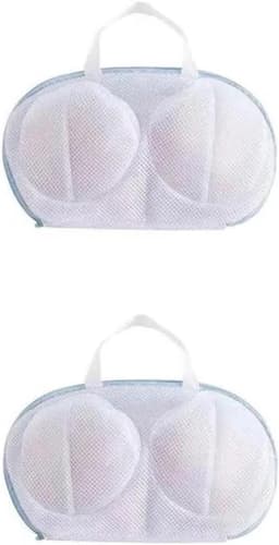 Waszak Honingraat - Bh Netzak - Kleding Beschermen - Mesh Structuur - 31x20 cm - Wit — thumbnail 1