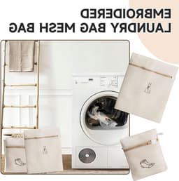 Set van 2 wasnetten voor delicate kleding, ideaal voor lingerie, bh's, ondergoed en schoenen — thumbnail 2