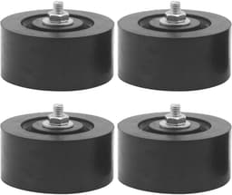 Trildempers Airco - Anti-trillingsmatten - Geluid reduceren - Antislip stabiliteit - 4 stuks - Zwart — thumbnail 1