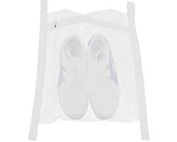 LIVIA HOME- Schoenwaszak Grote Honingraat - Waszakken voor Schoenen - Waszak voor Sneakers - Wasnet - Rits en Riem - 118 cm Lang