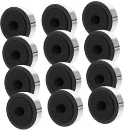 Versterker Voetjes - Antivibratie Pads - Audio Verbeteren - Schokabsorberend Ontwerp - 12 Stuks - Zilver — thumbnail 1