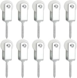 Dailygoods- Katrollen 25mm - Nylon Katrollen - Takel voor Binnen - Opknoping - Compacte Montage 38x6mm - Slijtvast en Ruimtebesparend - Waslijnkatrollen — thumbnail 1
