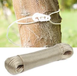 Dailygoody - Waslijn - PVC waslijn - UV-bestendig en weerbestendig - Transparant - 50 meter lange waslijn - Perfect voor huishouden en camping - Ideaa... — thumbnail 5