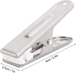 Dailygoods- Kledingklemmen Roestvrij staal - Sterke Klemkracht - Houten/Kunststof Wasknijpers - Kledingclips - Organisatiehulp - Duurzaam en Lichtgewicht — thumbnail 5