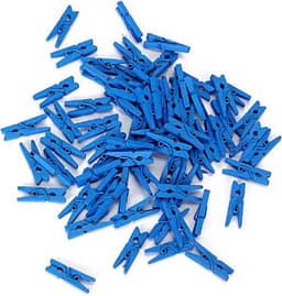 Go Go Gadget - Mini Knijpers - Set van 20 STUKS - Fotoknijpers - Geboortekaartje - Knutselen - Decoratie - Blauw — thumbnail 1