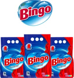 Bingo Automat All Colors 8,10KG - (6 x 1,35KG) - Waspoeder - Voordeelverpakking - Color Protection - Wasmiddel — thumbnail 1