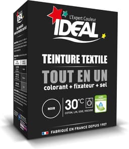 Ideal All in One Fabric Dye 230g Black — thumbnail 1