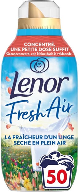 Lenor Wasverzachter Fresh Air Zonnige lentedag 50 Wasbeurten - 8 x 700 ml - Voordeelverpakking — thumbnail 4