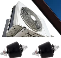 Schokdempers Airco - Rubberen Dempers - Trillingen Dempen - Uv-bestendig Rubber - 4 Stuks - Zwart — thumbnail 2