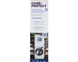 Universele Stapelset - Wasmachine Droger - Ruimte Besparen - Verstelbare Diepte - 33 tot 52 cm - Wit