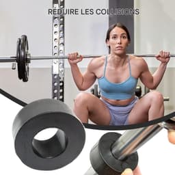 Anti-vibratieplaten Rubber - Stabilisatoren Fitnessapparatuur - Geluidsisolatie Training - Mechanische Schokdemping - 26 mm Binnendiameter — thumbnail 4