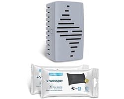 Geur-Absorber voor Koelkast met Verwisselbare Cartridge - Neutraaliseert Ongename Geuren en Zorgt voor Frisse Lucht