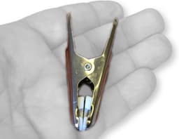 Set van 80 roestvrijstalen wasknijpers - 6,5 cm met antislip grip — thumbnail 3