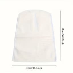 Kussen Droogzak – 2 Stuks – Wasnet voor Kussens & Knuffels – Hangend Droognet – Multifunctionele Waszak – Polyester – 47×53 cm – Wit — thumbnail 5