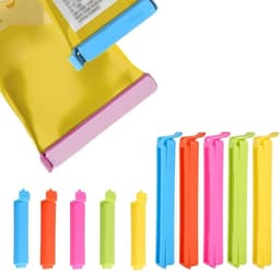 Allecto Plus - Kleurrijke Wasknijpers voor Levensmiddelen en Sluitzakken - 40 stuks - Handig in de Keuken - Ruime keuze kleuren — thumbnail 1