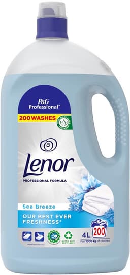 Lenor Professional Wasverzachter Zeebries - 200 wasbeurten - 4 L — thumbnail 1