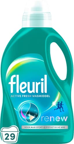 Fleuril Active Fresh - Vloeibaar Wasmiddel - Alle Kleuren Was - 4x29 Wasbeurten - Voordeelverpakking — thumbnail 3