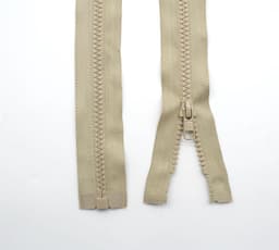 10x Scheidbare Ritssluiting voor Jassen en Tassen - 70 cm - Beige - Maat 5 — thumbnail 3