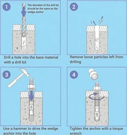 Heavy Duty Ankers M10 x 110 mm - 30 Stuks Verzinkt Roestvrij Staal — thumbnail 2