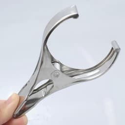 Waslijn Wasknijpers RVS 12 cm - Grote Roestvrij Stalen Knijpers voor Handdoeken en Voedselverzegeling — thumbnail 3