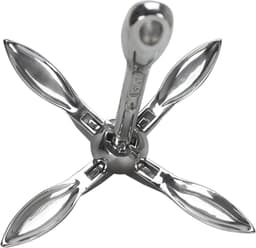 Roestvrijstalen Vouw- en Grapnel Anker - 3.5 lbs — thumbnail 3