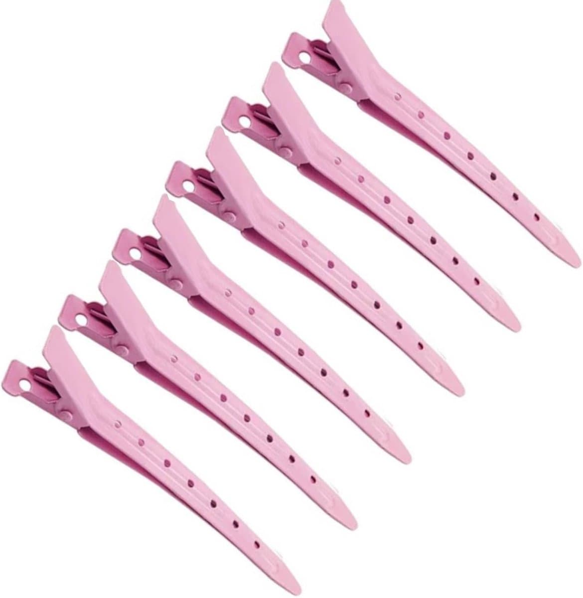 Krokodillentang 24 stuks - metalen haarclips 3,5 inch - roestvrij met gaten - voor kapsels, voedselzakken en doe-het-zelf — afbeelding 1