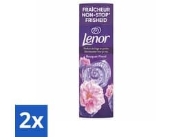 2 x Lenor - Geurbooster - Bloemen Boeket - Non-Stop Frisheid - 19 Wasbeurten - Lenor Geurbooster - Geur - Wasgeur - Wasverzachter - Bloemengeur