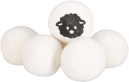 12 x drogerballen XXL - wasdrogerballen schaapwol - dryer balls - wit — thumbnail 3