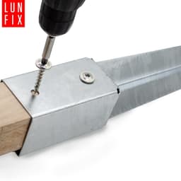 LUN FIX - Hameranker 120x120x2mm - Anker 750mm — thumbnail 5