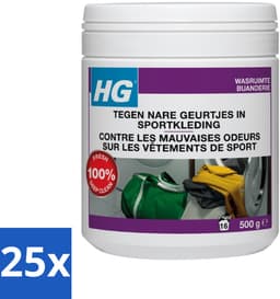 25 x HG - Wasruimte - Tegen Nare Geurtjes In Sportkleding - Wasmiddeltoevoeging - 500 g - Voordeelverpakking - 25 stuks — thumbnail 1