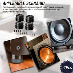 Subwoofer Isolatie Pad - Verbeter Geluidskwaliteit en Verminder Trillingen — thumbnail 5