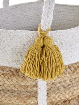 Vertbaudet Rieten mand met lurex-draad Marguerite — thumbnail 2