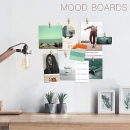 Ibenzoa® Charmante Houten Mini-Knijpers voor Creatieve Fotodisplays en Inspiratieborden, Set van 50 Stuks — thumbnail 5