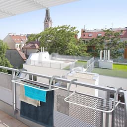Hangend droogrek set van 3 - compact en verstelbaar voor balkon en verwarming — thumbnail 3