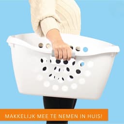 ApexArte® Heupwasmand - Wassorteerder - Wasbox - Wasmand - Wit — thumbnail 5
