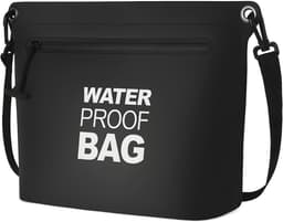 Tas, lichte Dry Bag waterdichte zak voor outdoor, camping, wandelen, strand, kajakken, zwemmen, zwart, Large — thumbnail 1