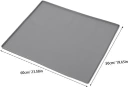 Antislip Siliconen Uv-bestendige Wasmachine Droger Beschermhoes voor Bovenkant Duurzame Wasmachine Afdekmat voor Keuken Balkon — thumbnail 2