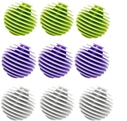 9 Stuks Herbruikbare Droogballen - 5,5 x 5,5 cm — thumbnail 1