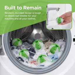 12 stuks herbruikbare pluche ballen, haarvanger, wasmachine, wasbal, voor kattenhaar, hond en pluche, eenvoudige bediening, wasbescherming — thumbnail 3