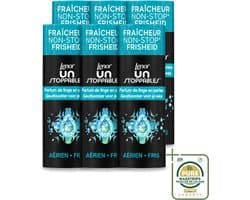 6 x Lenor Unstoppables - Geurbooster - Fris - 13 Wasbeurten - Wasstrips - Geurbooster - Frisheid - Citrusgeur - Fruitige Geur - Bloemige Geur