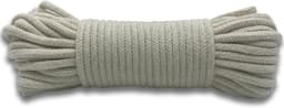 20 m natuurlijk katoen gevlochten touw waslijn 6,5 mm dik zacht katoenen touw voor buiten, tuin, doe-het-zelf ambachten, plantenhangers, woondecoraties, muur opknoping (20 m (66ft)) — thumbnail 4