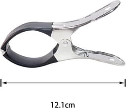 6 stuks grote roestvrijstalen clips, 12 cm zware kleding Pegs voor dekbedden, handdoeken en wasgoed — thumbnail 3