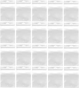 20 stuks, 20 x 25 cm, Dry-Bag waterdicht, geurdicht en veilig, voor vliegtuigreizen, toilettas, transparant (20 stuks) — thumbnail 1