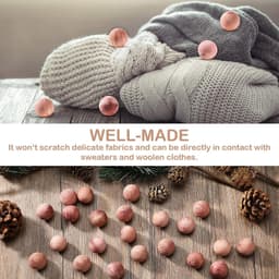 24 Stuks Natuurlijke Cederballen - Aromatische Geur, Antimuggen en Milieuvriendelijk Gebruik — thumbnail 4