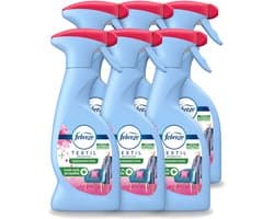 6 x Febreze – Textielspray – Roze Anjers – 375 ml - Voordeelverpakking - 6 stuks