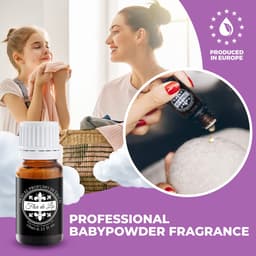 SnelShoppen - Wol ballen voor wasdroger met talkgeur - Wasverzachter, wasparfum, 6 stuks, haar vangend, Made in EU, duurzaam, ideaal voor dagelijks ge — thumbnail 4