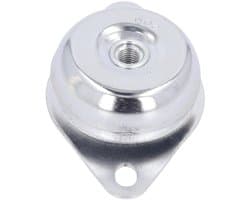 Trillingsisolator Pad - Antivibratie Pad - Apparatuur Stabiliseren - 500 Kg Draagvermogen - 15 x 11 x 6 cm - Zwart